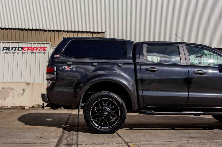 FORD RANGER GD02 MATTE BLACK MACHINED FACE