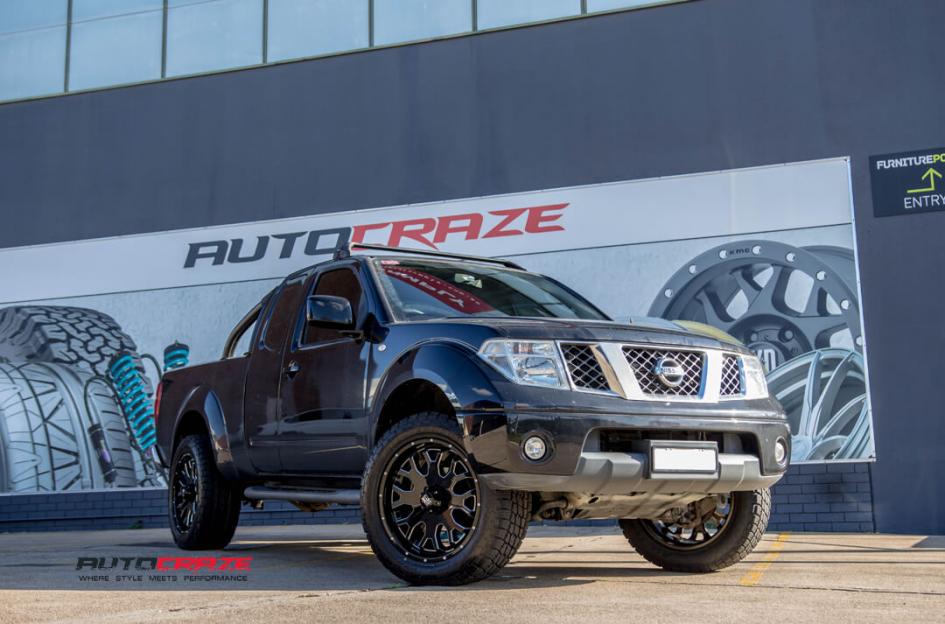 NISSAN NAVARA MENACE GLOSS BLACK MILLED ACCENTS