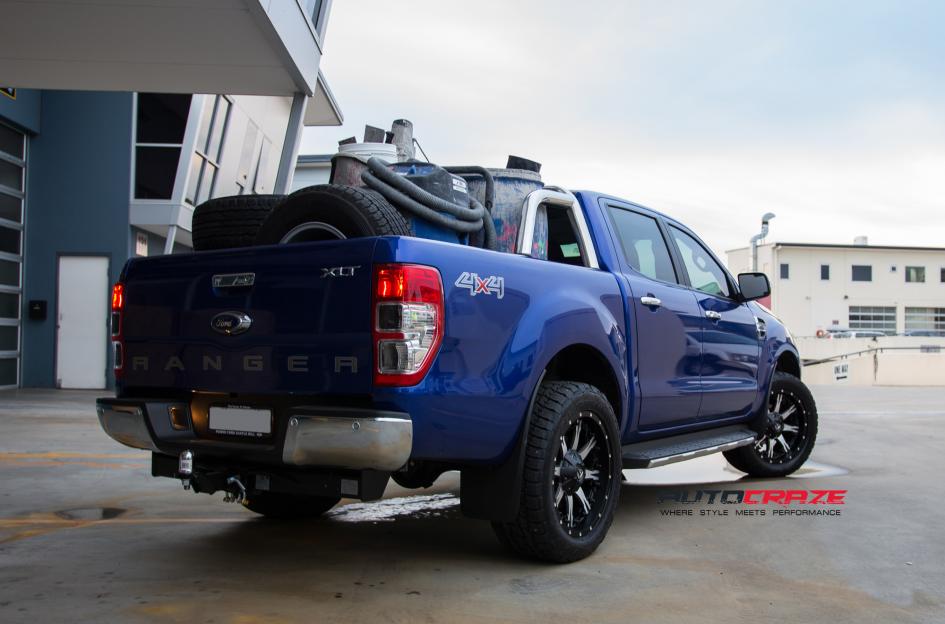 FORD RANGER NUTZ BLACK MACHINED FACE