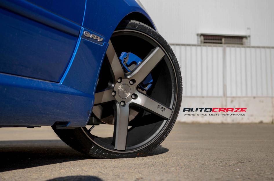 FORD FALCON MILAN GLOSS BLACK MACHINED FACE