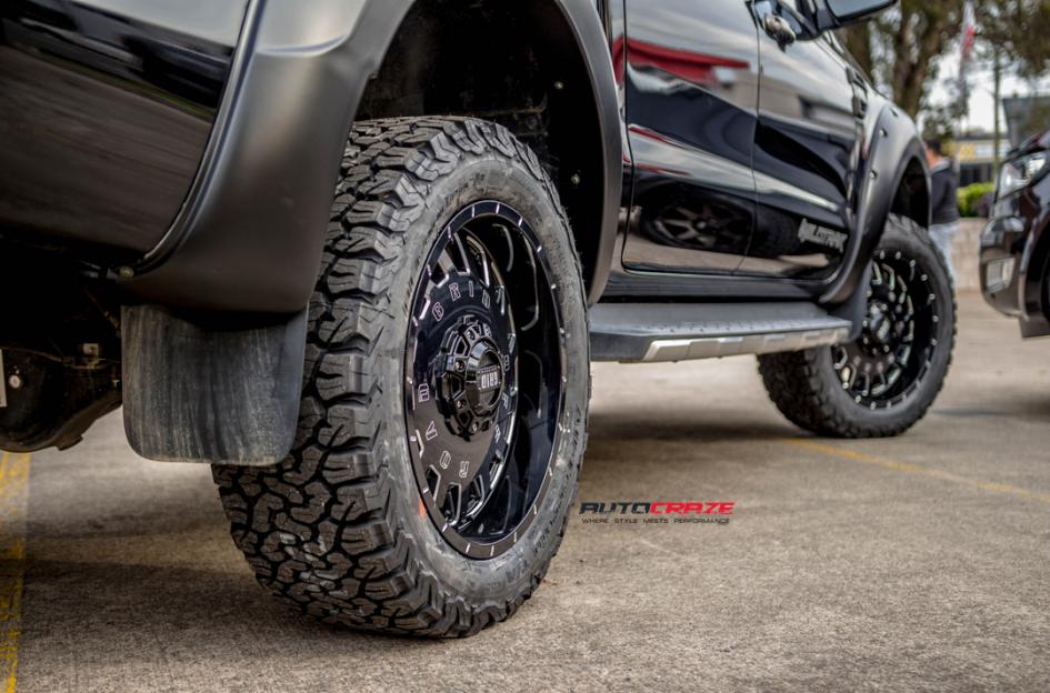 FORD RANGER GD03 GLOSS BLACK MILLED ACCENTS 7