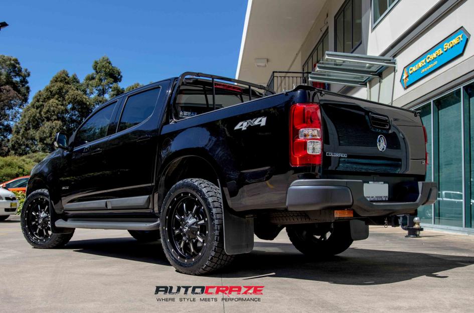 HOLDEN COLORADO KRANK GLOSS BLACK MILLED ACCENTS