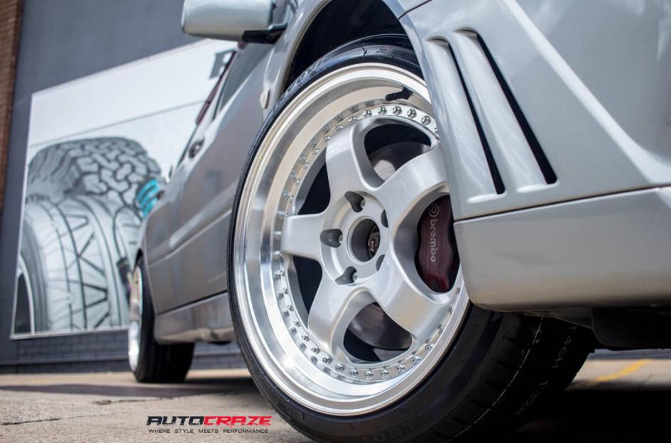 MITSUBISHI EVO RS1 SILVER MACHINED LIP