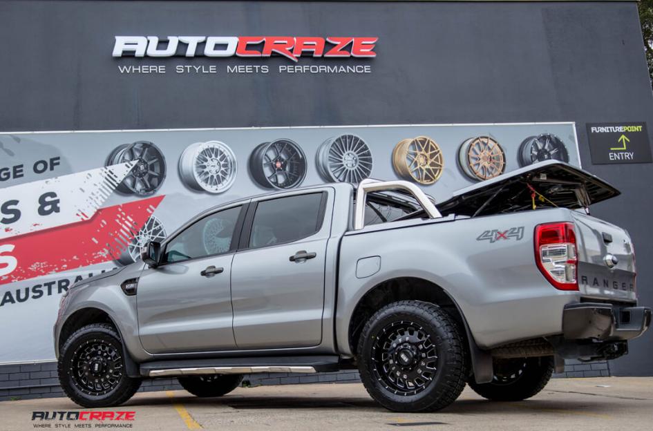 FORD RANGER GD03 GLOSS BLACK MILLED ACCENTS