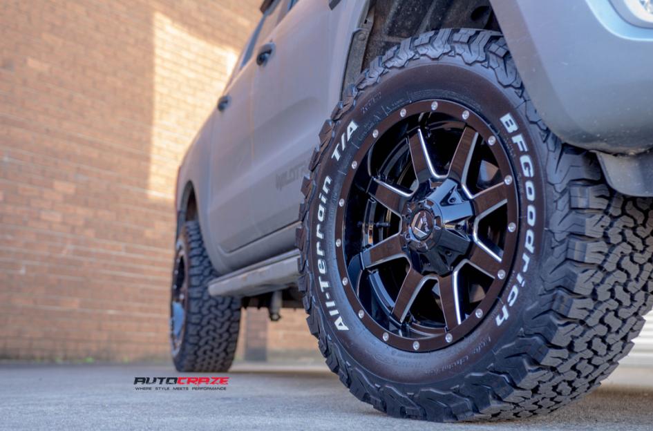 FORD RANGER MAVERICK GLOSS BLACK MILLED ACCENTS 8
