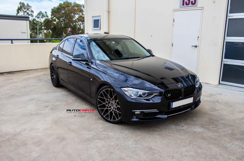 BMW 335I BLQ MATTE BLACK TINTED FACE
