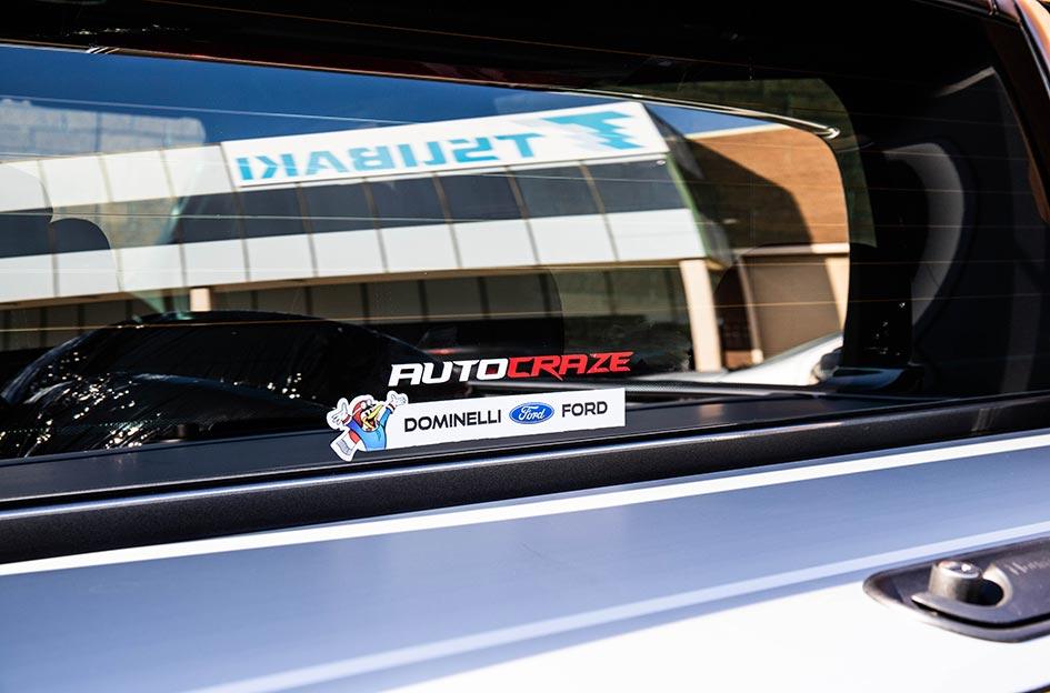 FORD RANGER BEAST BLACK MACHINED WITH DARK TINT