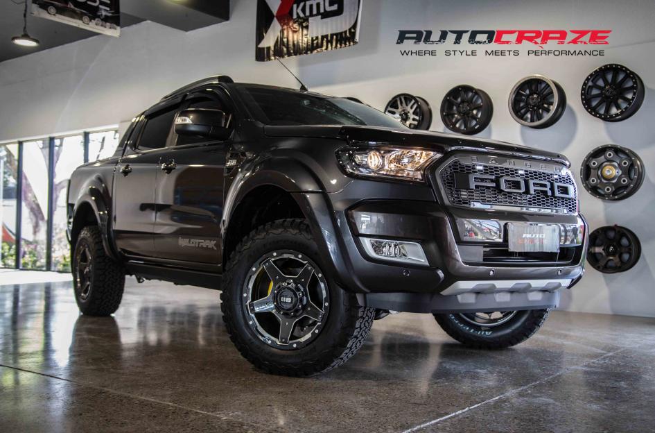 FORD RANGER GD04 GRAPHITE WITH MILLED ACCENTS