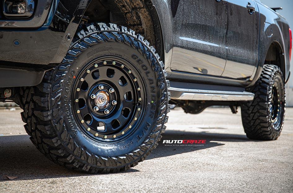 FORD RANGER D LOCKER BLACK