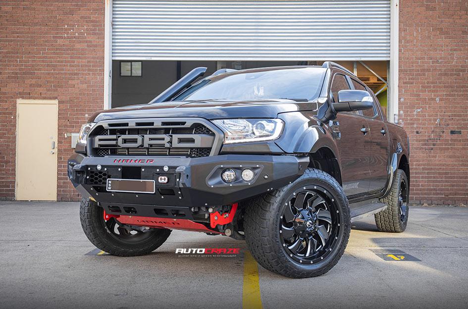 FORD RANGER CLEAVER GLOSS BLACK MILLED ACCENTS