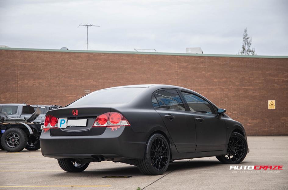 HONDA CIVIC SEBRING MATTE BLACK
