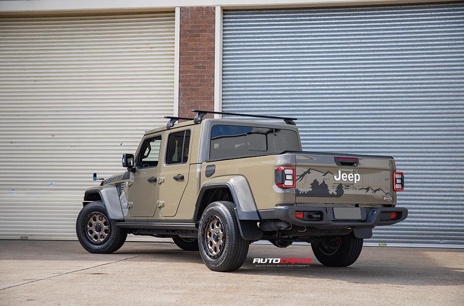 JEEP GLADIATOR AR201 MATTE BRONZE BLACK LIP