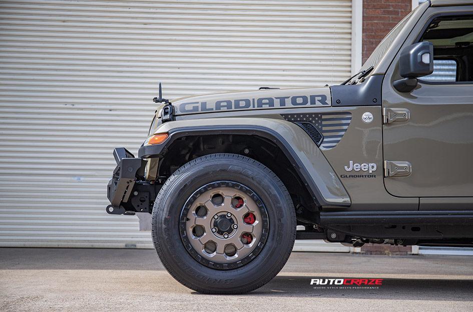 JEEP GLADIATOR AR201 MATTE BRONZE BLACK LIP