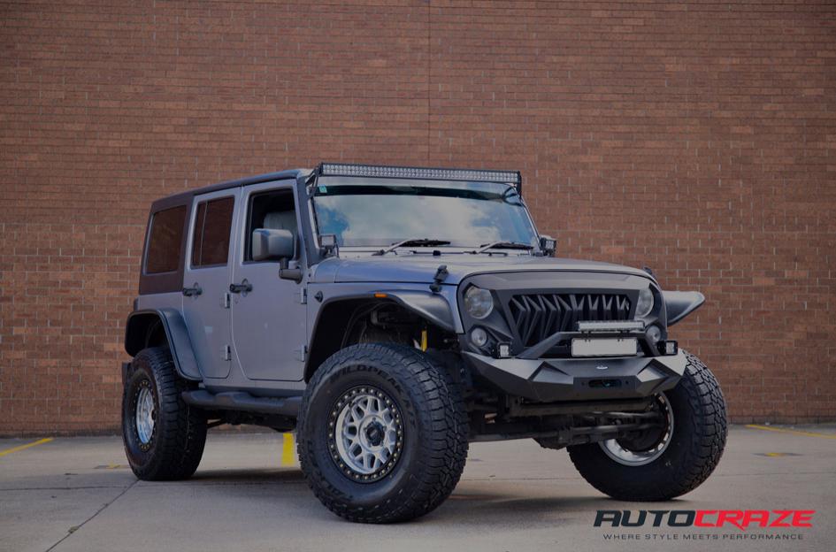 JEEP WRANGLER GRS MACHINED SATIN BLACK LIP