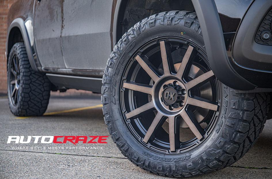 MERCEDES X CLASS OUTBREAK SATIN BLACK GREY TINT