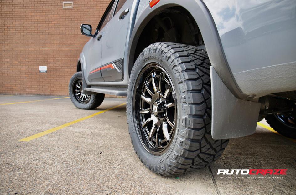 NISSAN NAVARA PHOENIX XD865 GLOSS BLACK MILLED