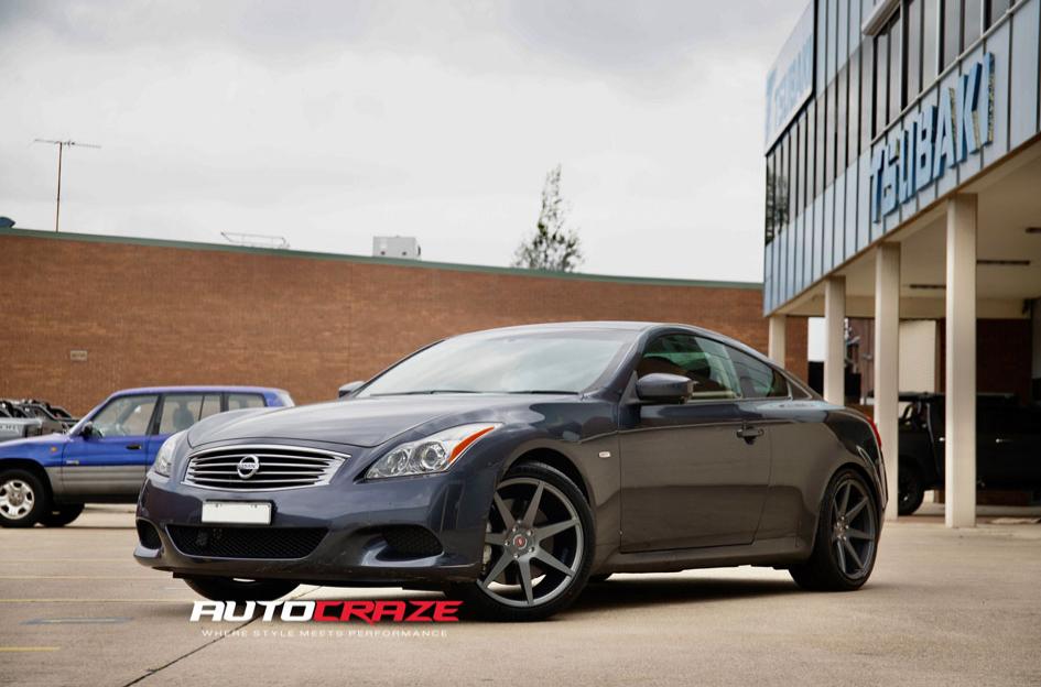NISSAN SKYLINE 350GT IFG13 MATTE GUNMETAL 