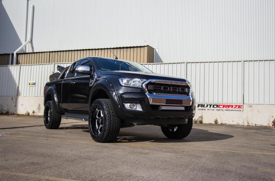 FORD RANGER EXILE SATIN BLACK MILLED ACCENTS 3