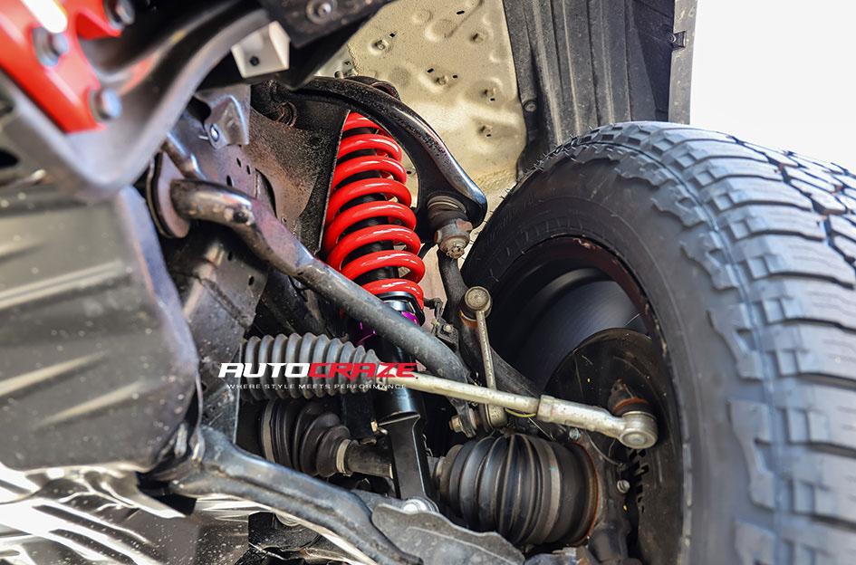 TOYOTA HILUX 4WD AVALANCHE MATTE BLACK FRONT MILLED