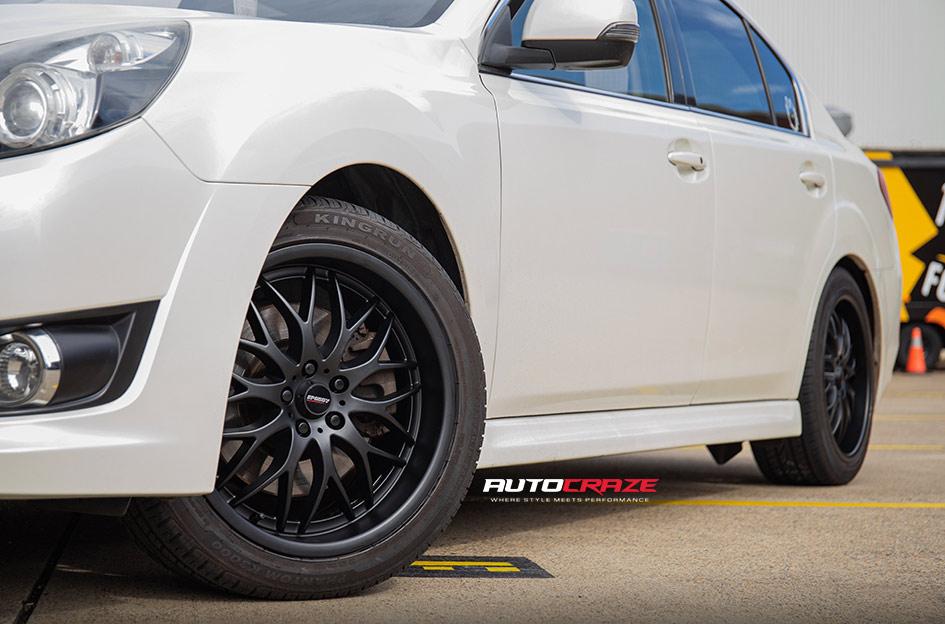 SUBARU LIBERTY CHEETAH SPORTS BLACK SUEDE