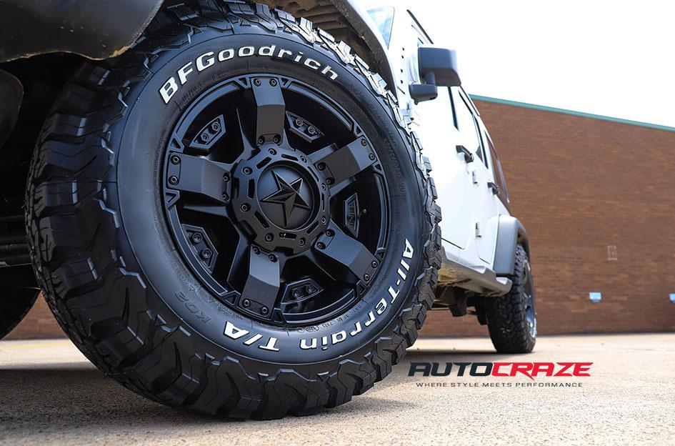 JEEP WRANGLER ROCKSTAR XD 2 MATTE BLACK