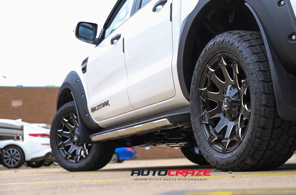 FORD RANGER BATTLE AXE GLOSS BLACK MILLED ACCENTS