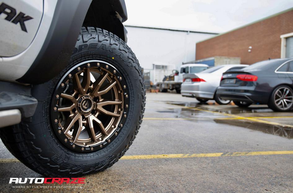 FORD RANGER REBEL MATTE BRONZE BLACK LIP