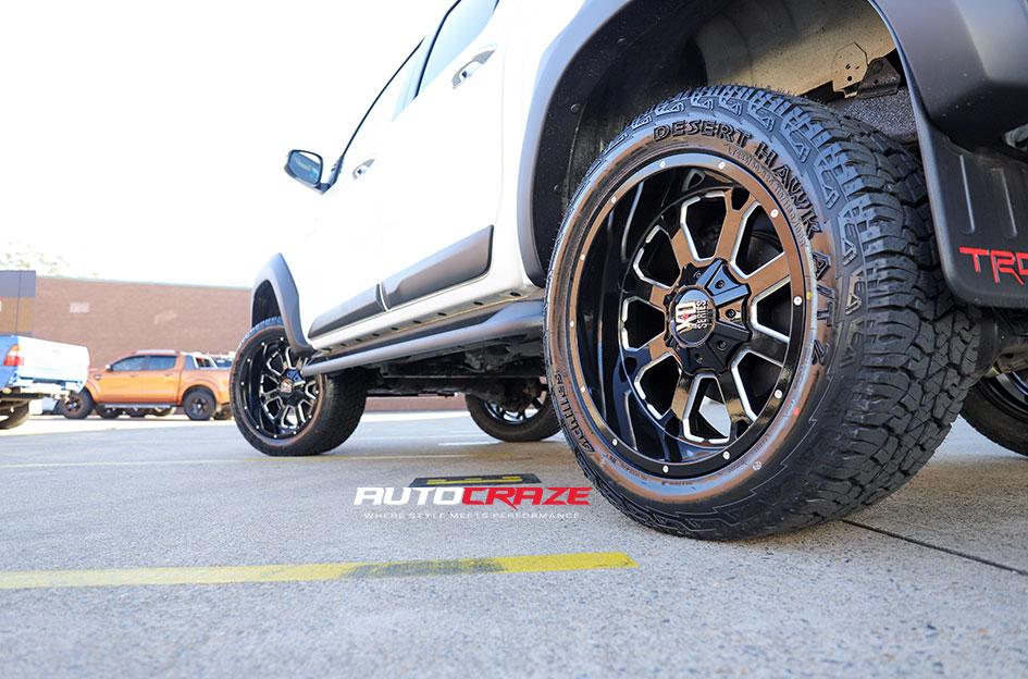 TOYOTA HILUX N80 4WD BUCK 25 XD GLOSS BLACK MILLED ACCENTS