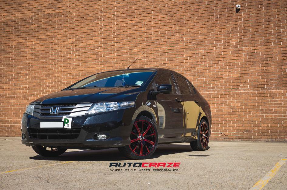 HONDA CITY RIMFIRE CANDY APPLE RED