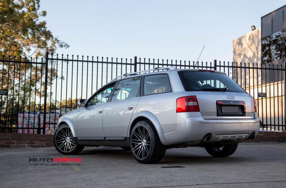 AUDI ALL ROAD LS2 MATTE BLACK MACHINED FACE