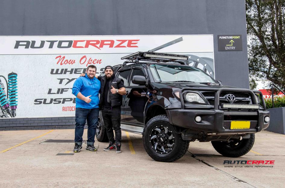TOYOTA HILUX N70 4WD GD01 GRAPHITE MILLED ACCENTS WITH CHROME INSERTS