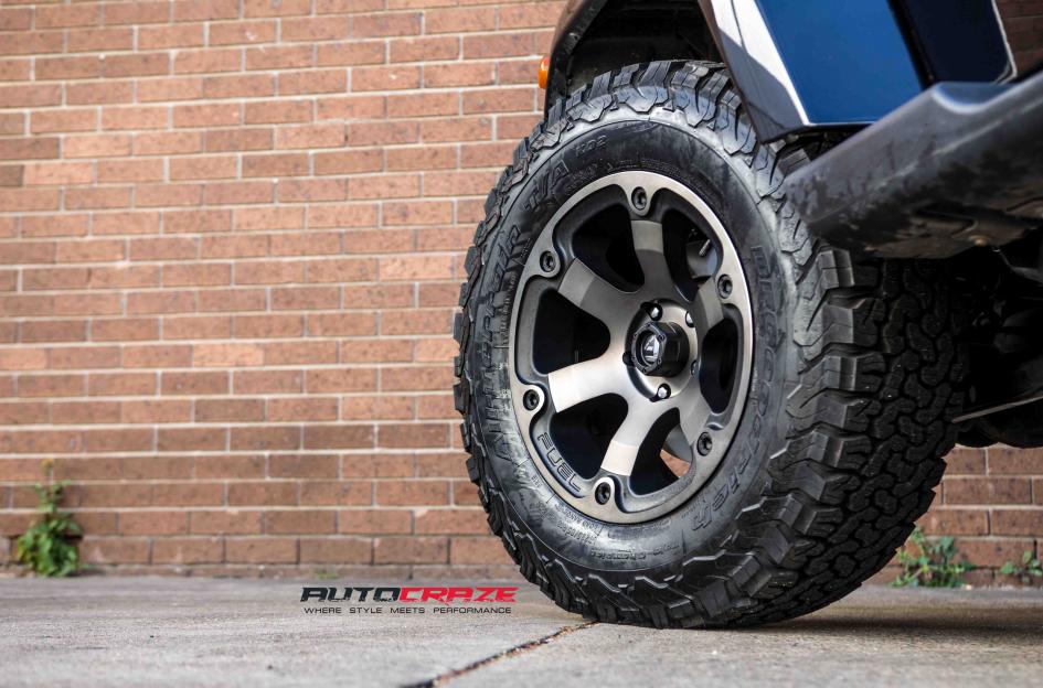 JEEP WRANGLER BEAST BLACK MACHINED WITH DARK TINT 5