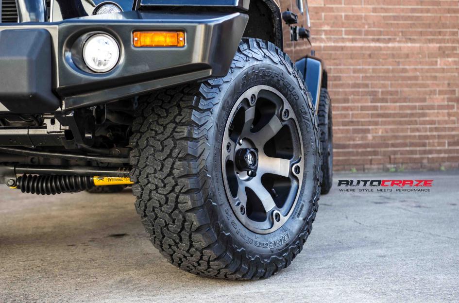 JEEP WRANGLER BEAST BLACK MACHINED WITH DARK TINT 5