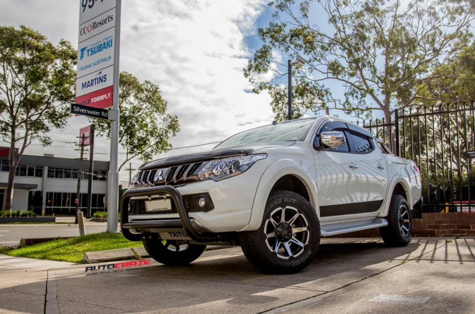 MITSUBISHI TRITON T05 SATIN BLACK MACHINED FACE