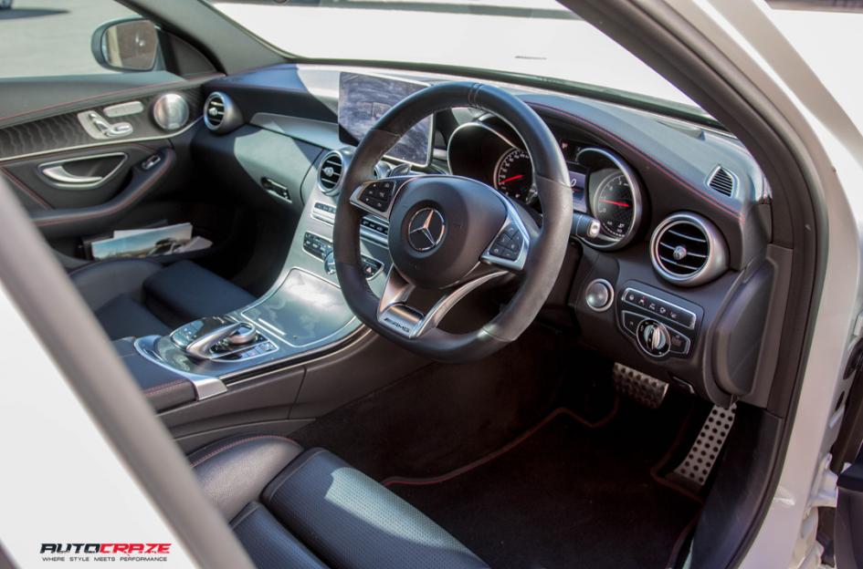 MERCEDES-C-CLASS-SURGE-MATTE-BLACK-TINTED-FACE