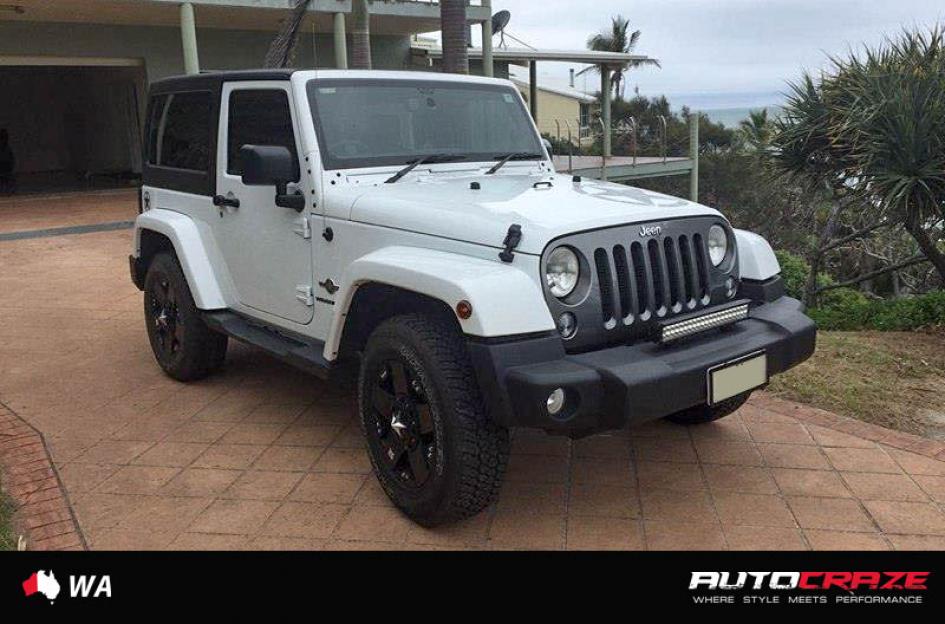 JEEP WRANGLER ROCKSTAR XD MATTE BLACK
