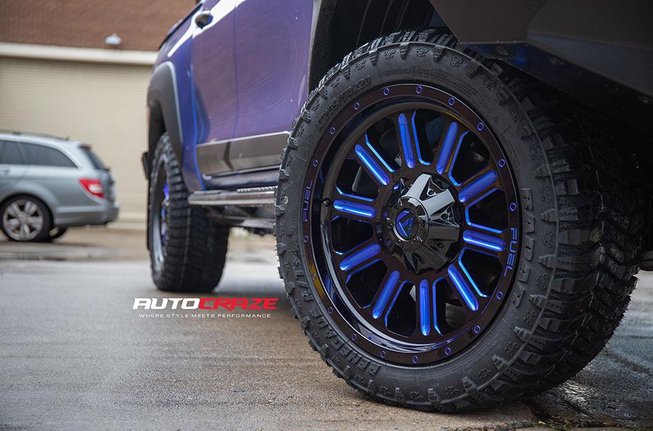 TOYOTA HILUX N80 RUGGED X HARDLINE GLOSS BLACK BLUE TINTED CLEAR