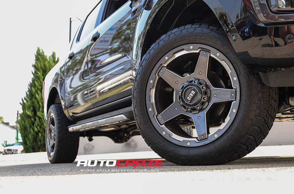 FORD RANGER GD04 GRAPHITE WITH MILLED ACCENTS