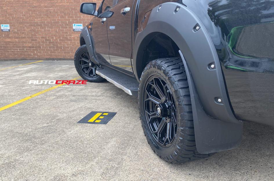 FORD RANGER SIEGE MATTE BLACK
