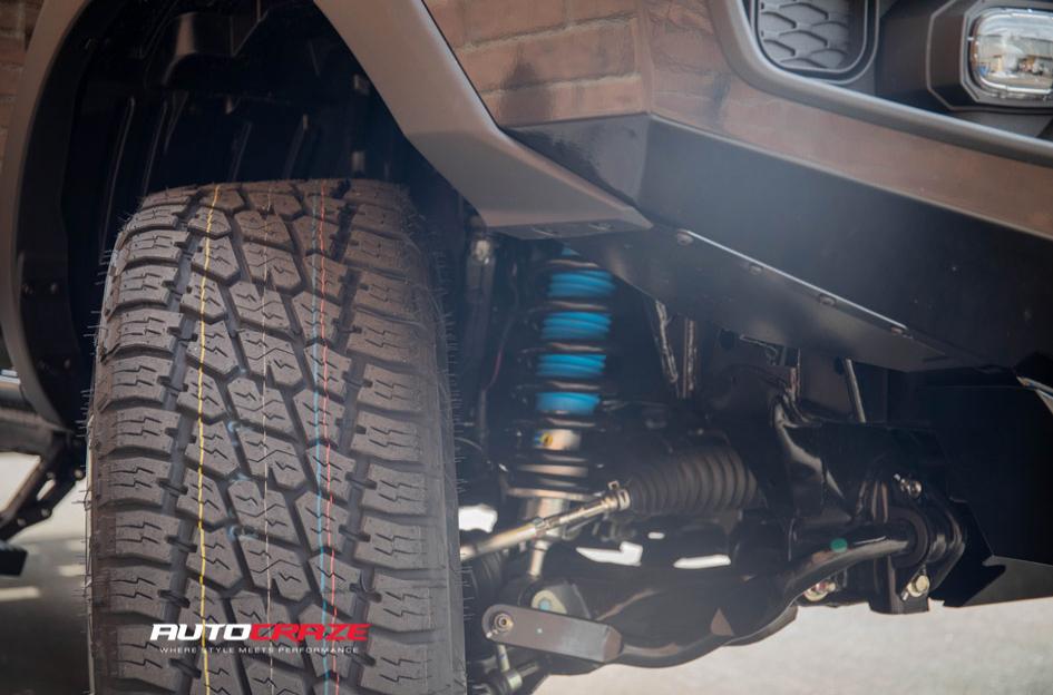 NISSAN NAVARA AVALANCHE MATTE BLACK FRONT MILLED