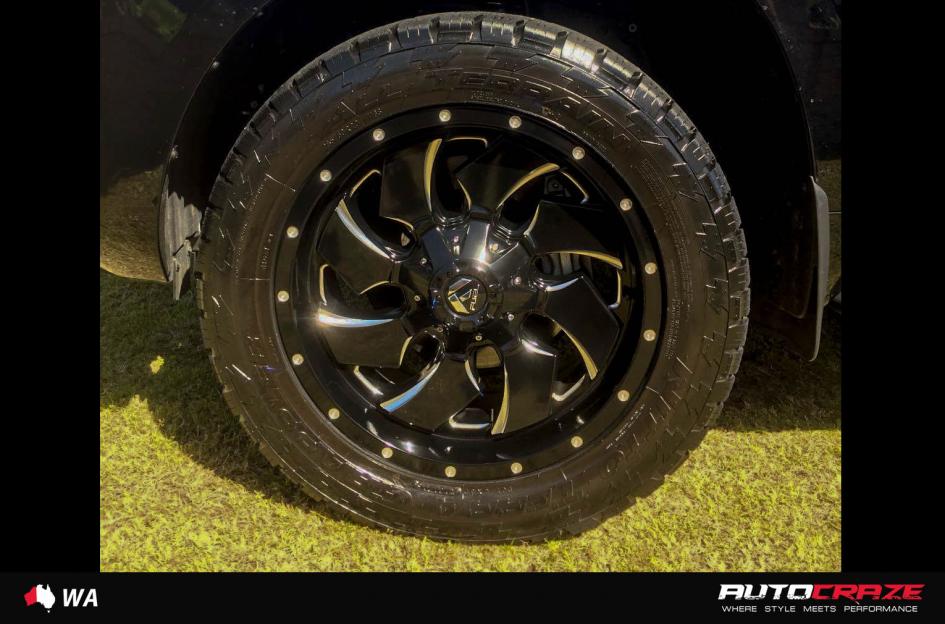 TOYOTA LANDCRUSIER CLEAVER GLOSS BLACK MILLED ACCENTS