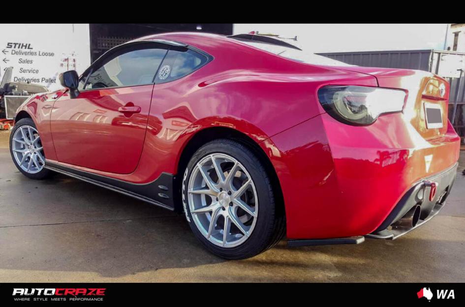 TOYOTA 86 TARGA SILVER MACHINED FACE