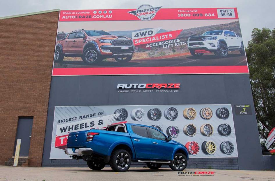 MITSUBISHI TRITON AX191 SATIN BLACK MACHINED