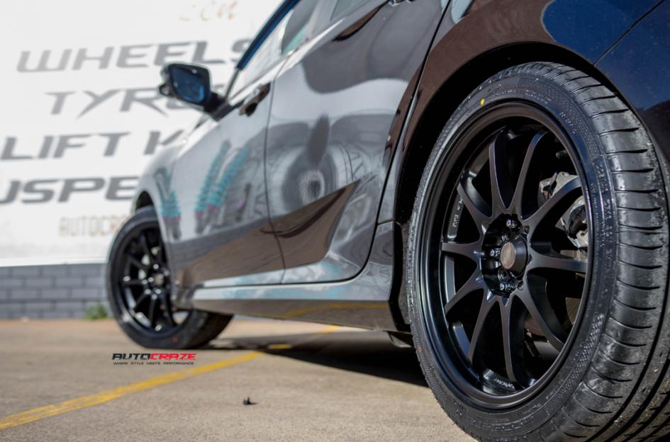 HONDA CIVIC 5 STUD ROTATE MATTE BLACK