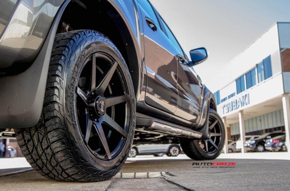 FORD RANGER AVALANCHE MATTE BLACK MILLED FONT