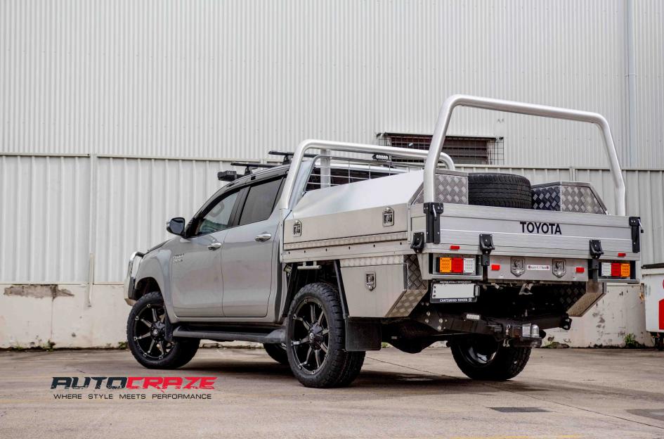 TOYOTA HILUX N80 4WD COUPLER BLACK MACHINED WITH DARK TINT