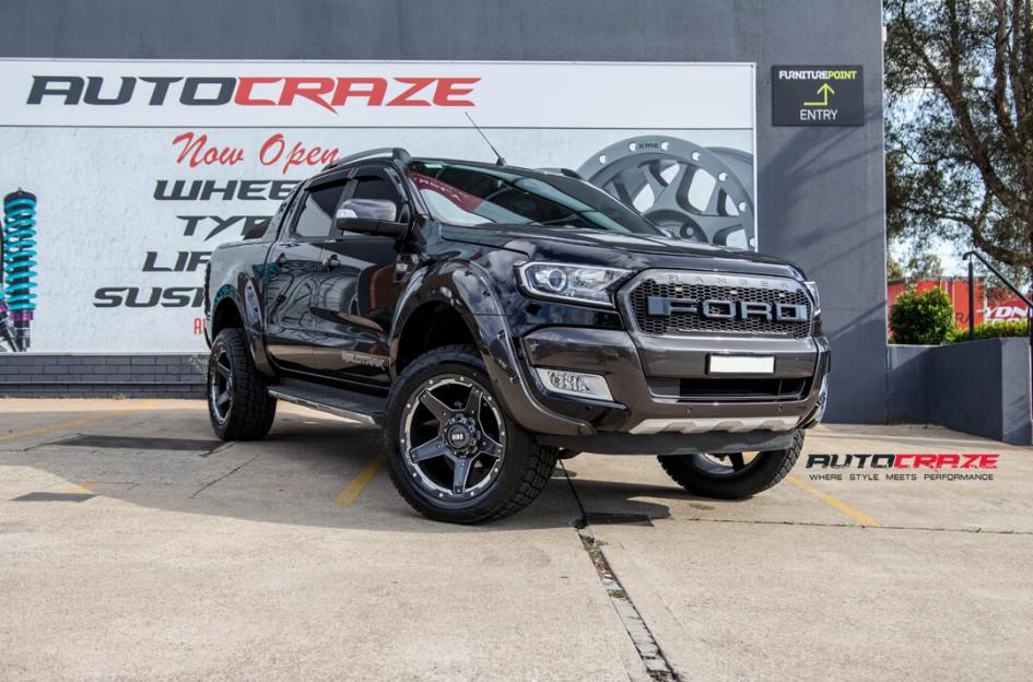 FORD RANGER GD04 GRAPHITE WITH MILLED ACCENTS