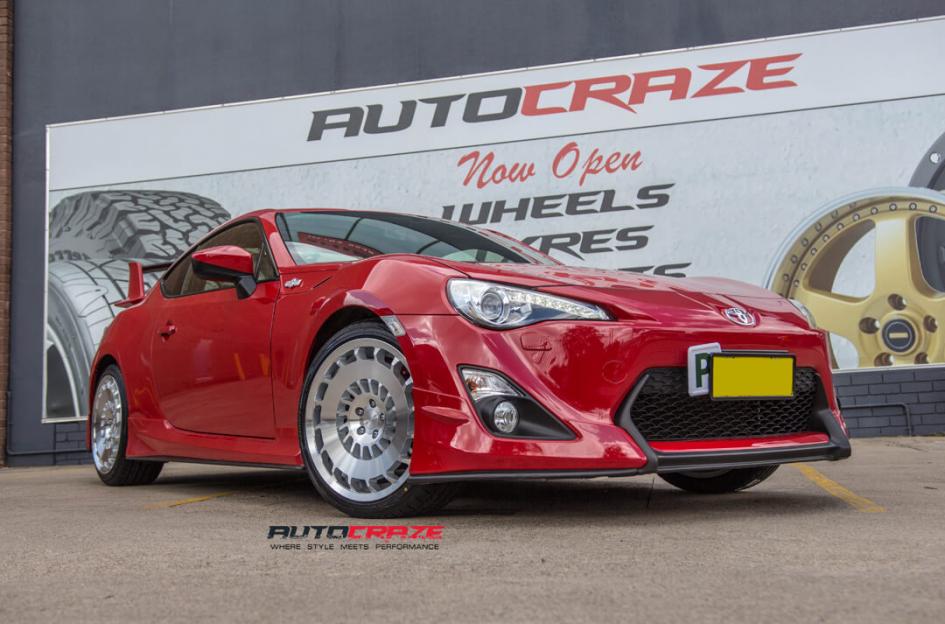 TOYOTA 86 CCV SILVER MACHINED FACE