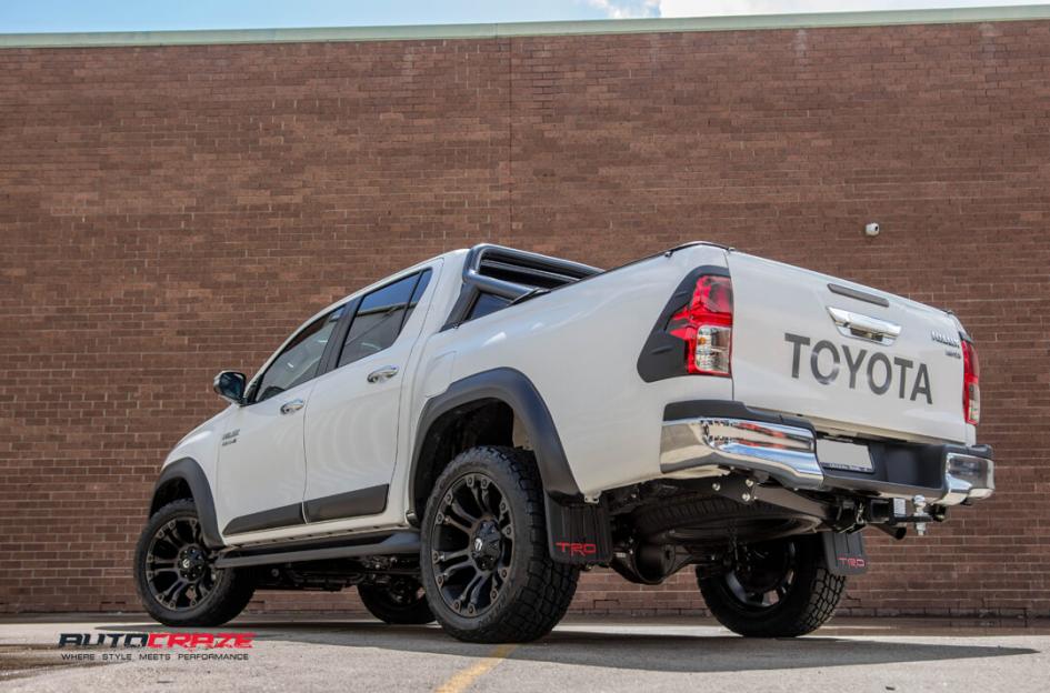 TOYOTA HILUX N80 4WD VAPOR BLACK MACHINED WITH DARK TINT