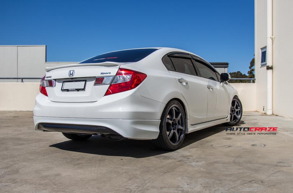 HONDA CIVIC 5 STUD RG TEK GUN METAL